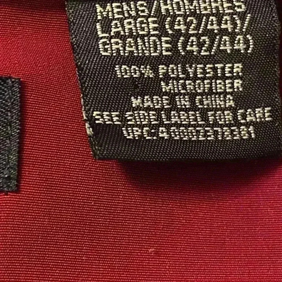 Puritan men’s red short sleeve button down with one front pocket. - Picture 4 of 5